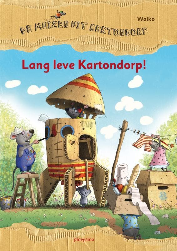 De muizen uit Kartondorp / Lang leve Kartondorp Walko, Livres, Livres pour enfants | Jeunesse | Moins de 10 ans, Envoi