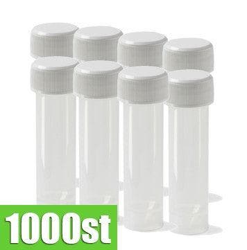 Lege buisjes met schroefdop 5 ml - 1000st, Huis en Inrichting, Keuken | Keukenbenodigdheden, Nieuw, Verzenden