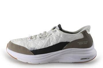 Skechers Instappers in maat 46 Wit, Verzenden, Overige typen