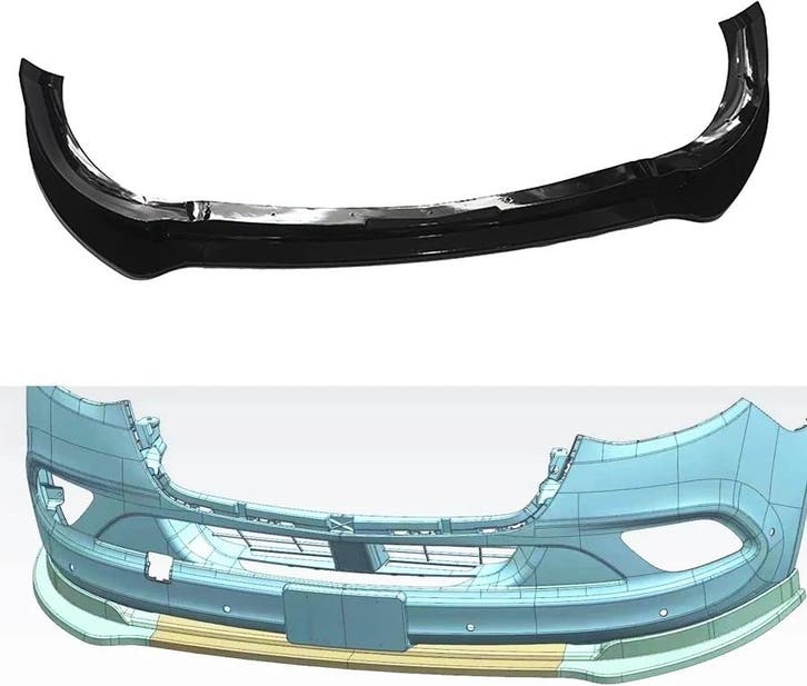 Frontspoiler | geschikt voor Mercedes-Benz Sprinter 2018-202, Auto diversen, Tuning en Styling, Verzenden