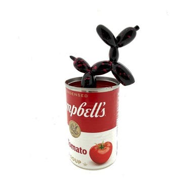 Koen Betjes (1992) - Balloon Dog (black splash) x Campbell’s