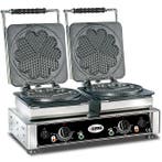 Wafelijzer | AMORE L | Dubbel | Hartvormige Wafels (Ø210mm), Verzenden, Nieuw in verpakking