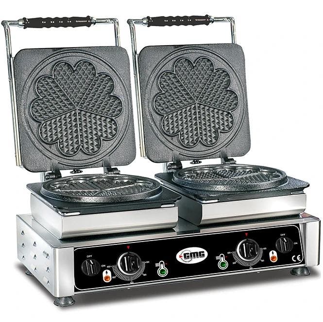 Wafelijzer | AMORE L | Dubbel | Hartvormige Wafels (Ø210mm), Zakelijke goederen, Horeca | Keukenapparatuur, Nieuw in verpakking