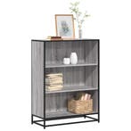 vidaXL Boekenkast 80,5x35x107,5cm bewerkt hout grijs sonoma, Verzenden