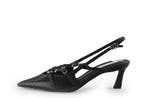 Steve Madden Slingbacks in maat 38 Zwart, Kleding | Dames, Schoenen, Verzenden, Zwart, Steve Madden, Zo goed als nieuw
