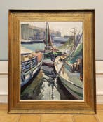 Francesc Carbonell (1928) - Large mediterranean harbor