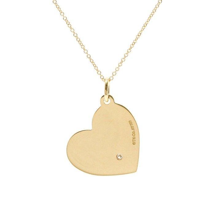 Tiffany & Co. - Ketting met hanger roze goud, Handtassen en Accessoires, Antieke sieraden