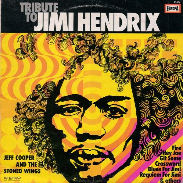 Jeff Cooper And The Stoned Wings - Tribute To Jimi Hendrix, CD & DVD, Vinyles | Pop, Envoi