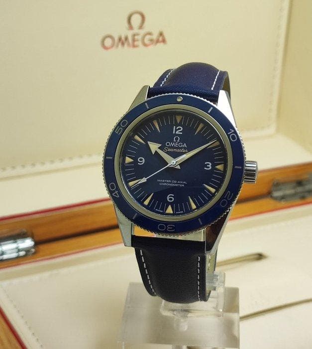 Omega - Seamaster 300 Titanium “Blue Dial” -, Handtassen en Accessoires, Horloges | Heren