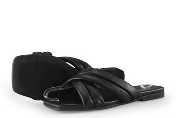 VIA VAI Slippers in maat 37 Zwart, Kleding | Dames, Schoenen, Slippers, Verzenden, Zwart, Zo goed als nieuw