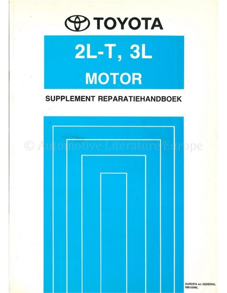 1990 TOYOTA LANDCRUISER | HILUX (2L-T | 3L) MOTOR, Autos : Divers, Modes d'emploi & Notices d'utilisation