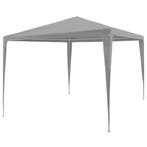 vidaXL Partytent Lichtgrijs 300 x 300 x 255 cm PE en staal, Verzenden, Nieuw