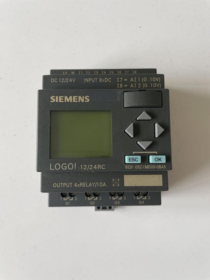 Siemens LOGO! 12/24 RC 6ED1 052-1MD00-0bA5 PLC-systemen G..., Doe-het-zelf en Bouw, Overige Doe-Het-Zelf en Bouw, Nieuw, Verzenden