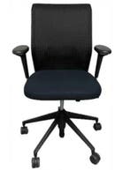 Refurbished Vitra ID Mesh Zwart | Bureaustoel | Ergonomisch, Verzenden, Bureaustoel