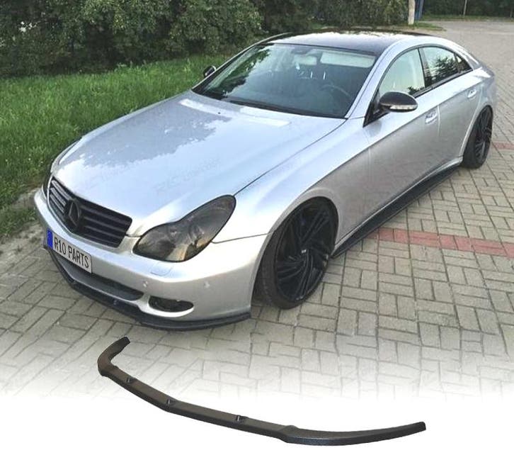 SPOILER LAME PARE-CHOCS AVANT MERCEDES CLS W219 NOIR, Autos : Pièces & Accessoires, Carrosserie & Tôlerie, Envoi