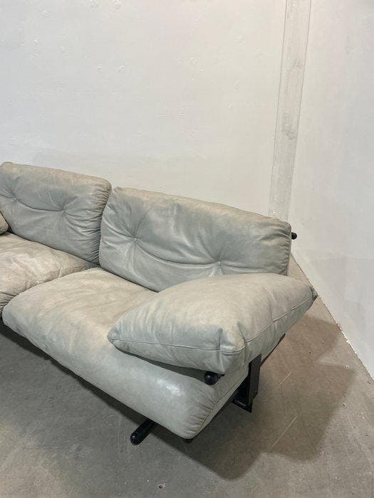 Poltrona Frau - Pierluigi Cerri - Sofa - ouverture - Leder, Antiek en Kunst, Kunst | Designobjecten