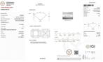 1 pcs Diamant (Natuurlijk) - 1.01 ct - Carré - D (kleurloos), Nieuw