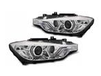 Angel Eyes koplamp units Black geschikt voor BMW E90 E91, Verzenden, Nieuw, BMW