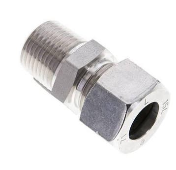 1/2 NPT mâle x 15L Anneau de coupe droit en acier, Verzenden, Nieuw