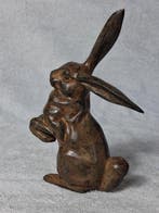 Pierre Chenet (XX-XXI) - sculptuur, Le Lapin aux grandes, Antiquités & Art