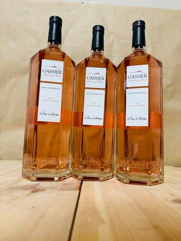 2025 Le Pas du Moine Rose Gassier - Provence - 3 Magnums, Nieuw