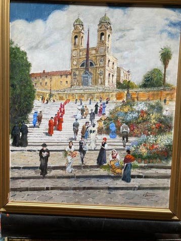 Francesco Tammaro (1939) - Roma, Trinità dei Monti in
