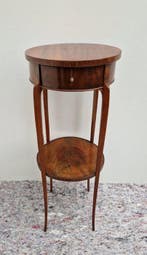Guéridon overgangsstijl - Table dappoint - Acajou -