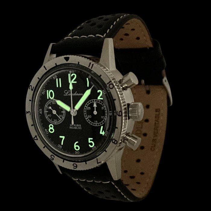 Landeron Type 20 Mecanique - Heren - 2020+, Handtassen en Accessoires, Horloges | Heren