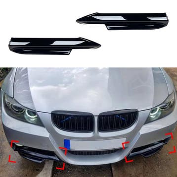 Splitter voorspoiler spoiler lip passend voor BMW 3 serie E9, Verzenden, Nieuw