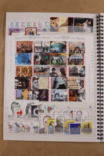 Belgique 2000/2003 - Collection presque complète en 1, Gestempeld