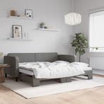 vidaXL Slaapbank met onderschuifbed 90x200 cm stof, Verzenden, Nieuw