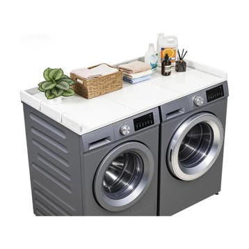 VEVOR werkblad voor wasmachine en droger 137x69,9 cm eiken, Ophalen of Verzenden