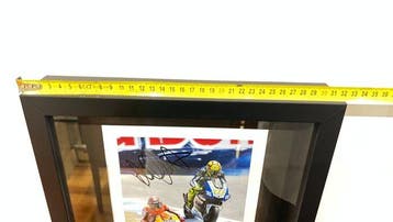 3 fotografias assinadas pela mão da lenda de MotoGP, Verzamelen, Nieuw