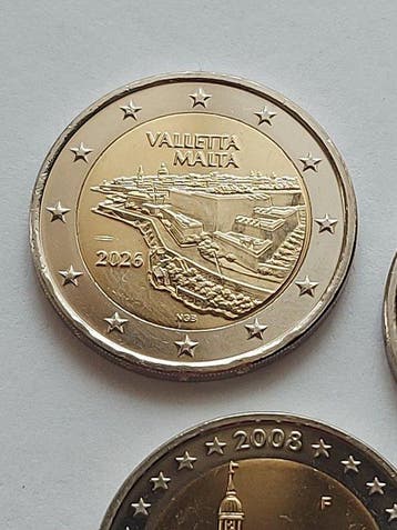 Allemagne, Malte. 2 Euro 2008/2026 (incl. 2 euro Hamburg -