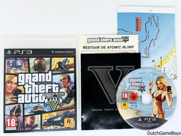 Playstation 3 / Ps3 - Grand Theft Auto V / GTA 5 + Map, Games en Spelcomputers, Games | Sony PlayStation 3, Verzenden, Gebruikt