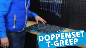Datona 9-delige doppenset met T-greep in PRO softmodule -, Doe-het-zelf en Bouw, Gereedschap | Handgereedschap, Ophalen of Verzenden