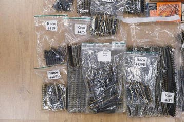 Roco H0 - Voie ferrée pour trains miniatures (1000) - Rails