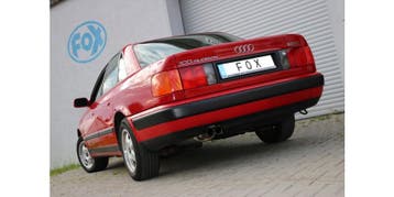 FOX Audi 100/A6 quattro type C4 einddemper - 2x70 type 14, Verzenden