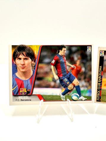 Panini Lionel Messi 2007-08 Mundicromo #33 & Ronaldo 1997-98, Nieuw