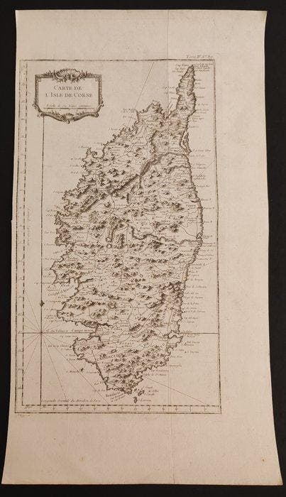 Frankrijk - Korsika; Jacques Nicolas Bellin (1703-1772) -, Boeken, Atlassen en Landkaarten