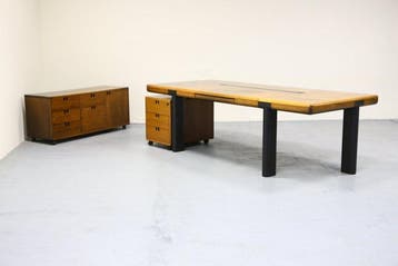Faram Italy - Bureau (3) - Walnoot - exclusief directie