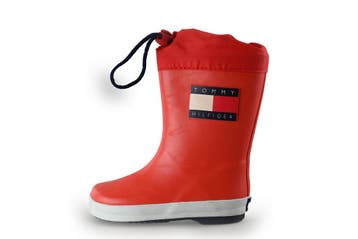 Tommy Hilfiger Regenlaarzen Jongens in maat 27 Rood, Kinderen en Baby's, Verzenden, Jongen of Meisje, Laarzen, Tommy Hilfiger