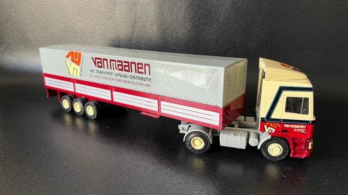 Lion Toys 1:50 - Model vrachtwagen (2) - DAF 95 met trailer, Hobby en Vrije tijd, Modelauto's | 1:5 tot 1:12