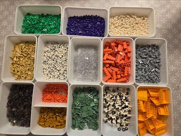 Lego Onderdelen - partij lego onderdelen in soorten en, Kinderen en Baby's, Nieuw