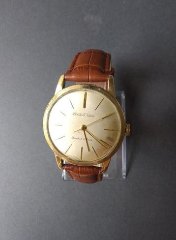 Seiko - Crown GOLD FILLED Case J14040 - Zonder minimumprijs