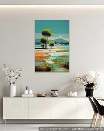 Clelia - Stillness at Moonrise, Antiek en Kunst