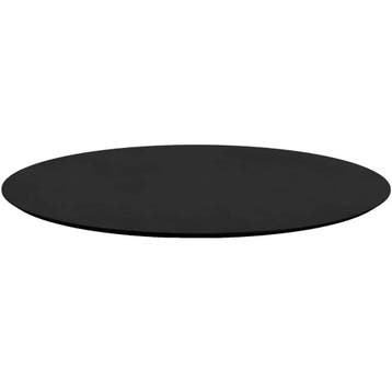 Tafelblad | Zwart | In-/Outdoor | Ø700x12(h)mm VEBA, Verzenden