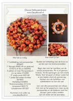 Oranje Pompoentjeskrans Stel zelf je pakket samen, Nieuw