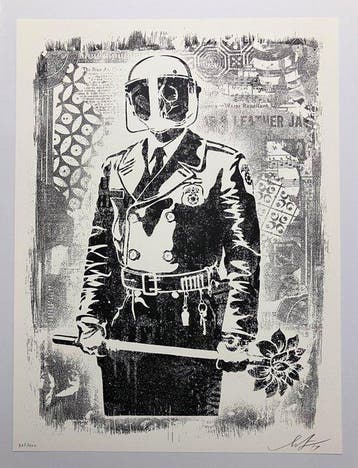 Shepard Fairey (OBEY) (1970) - My Florist is a Dick -