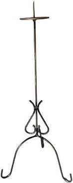 Metaalstaander luxe kandelaar zo van de smid 41x18 cm dikte, Nieuw